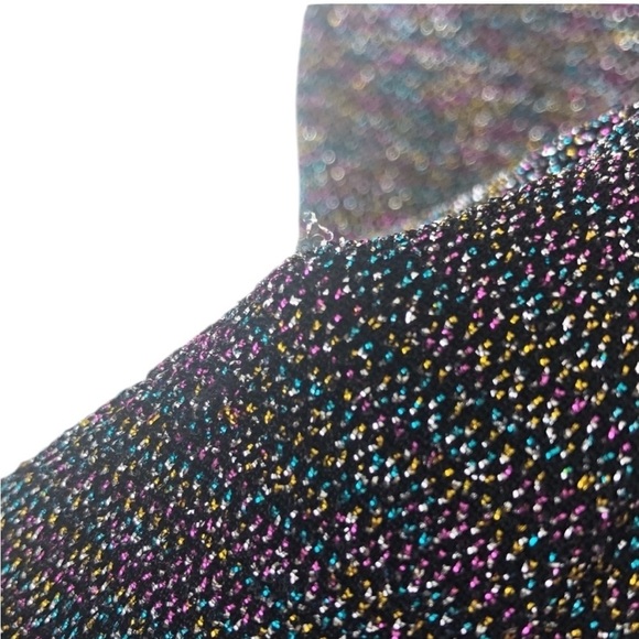 Express Multi Color Shimmer Twilight Sparkle Y2K V Neck Tank – SZ XS Camisole - Picture 5 of 13